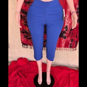 Women's Blue Cropped Pants
